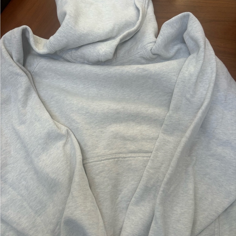 TNA Sweatfleece Cozy Fleece Hoodie in Light Gray